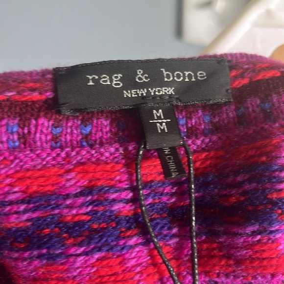 rag & bone Women’s Fairisle Sweater Cami - Picture 3 of 4